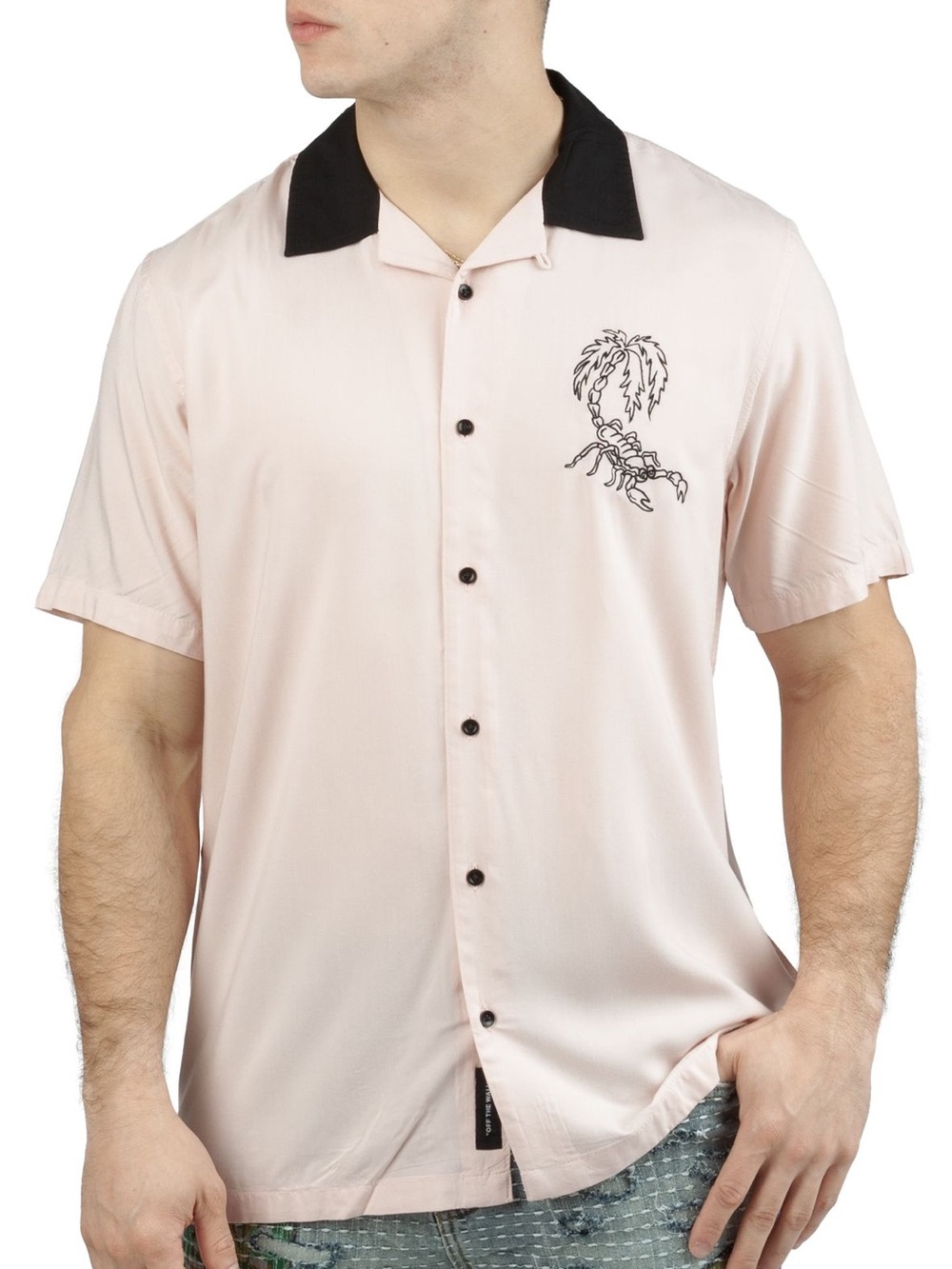 Vans Parise Scorpion Collared Shirt in Rose Smoke